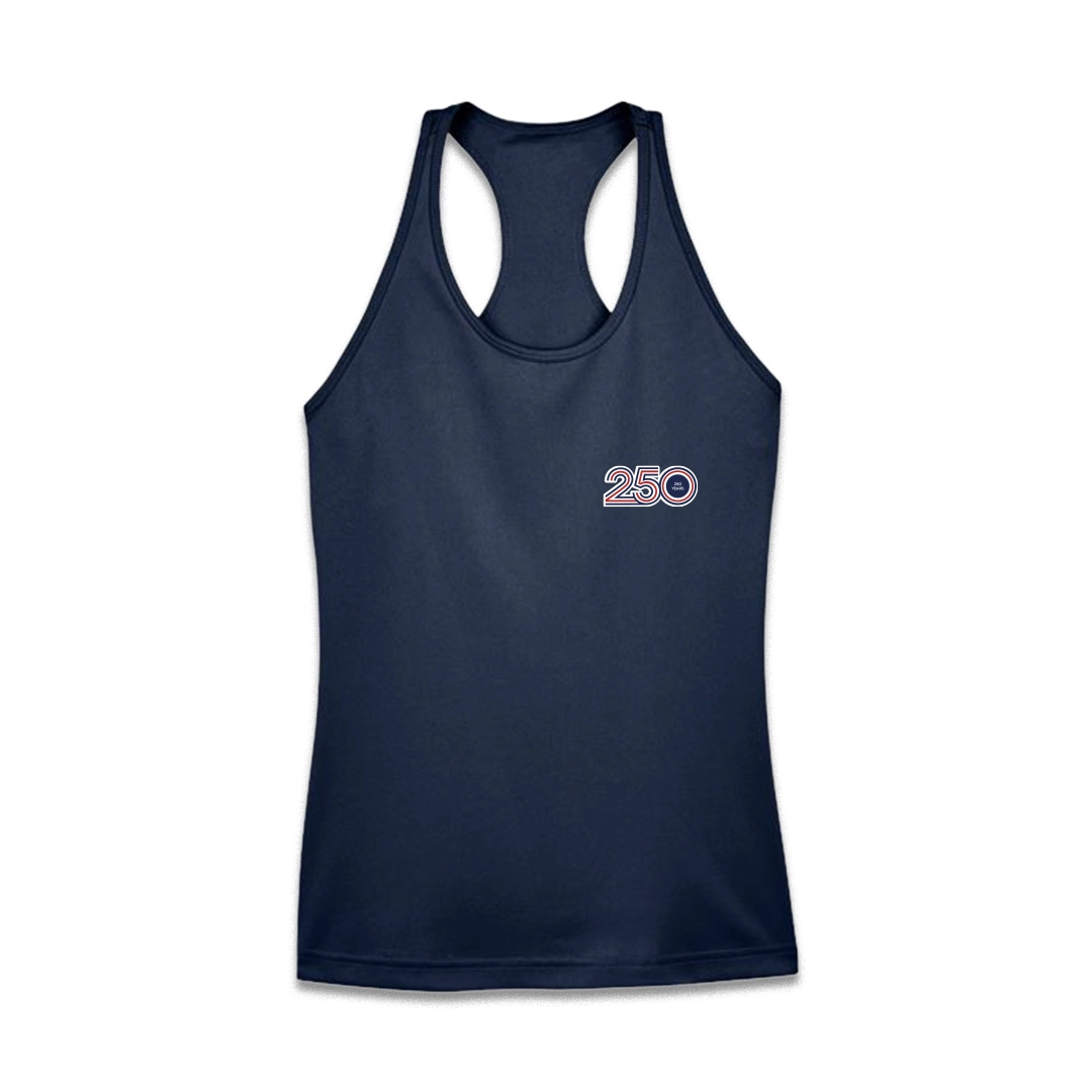 Women's Blue Tank Top — Flag & Eagle