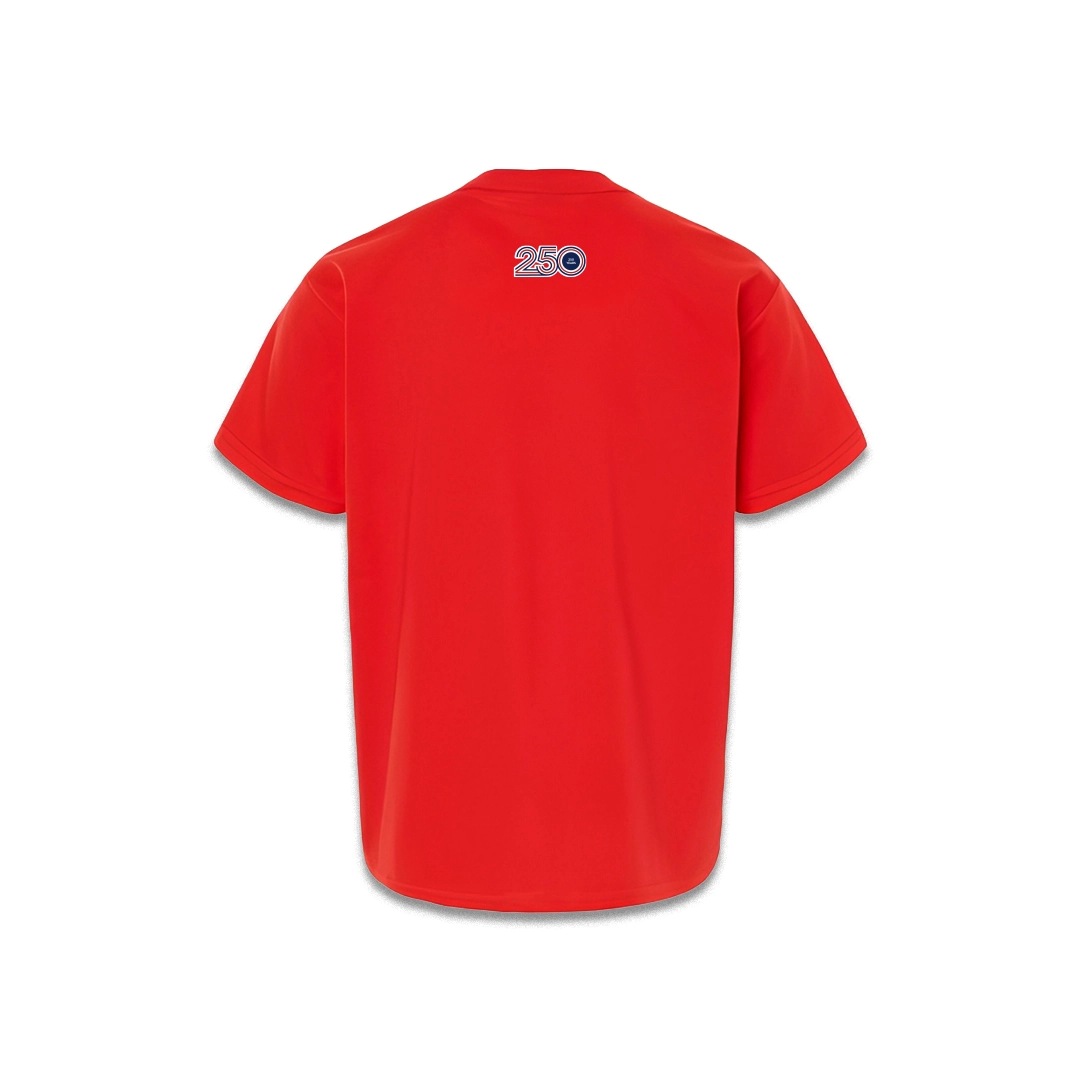 red kids tshirt back