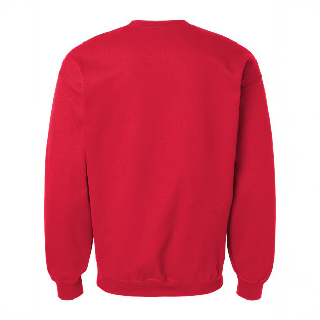red sweatshirt back