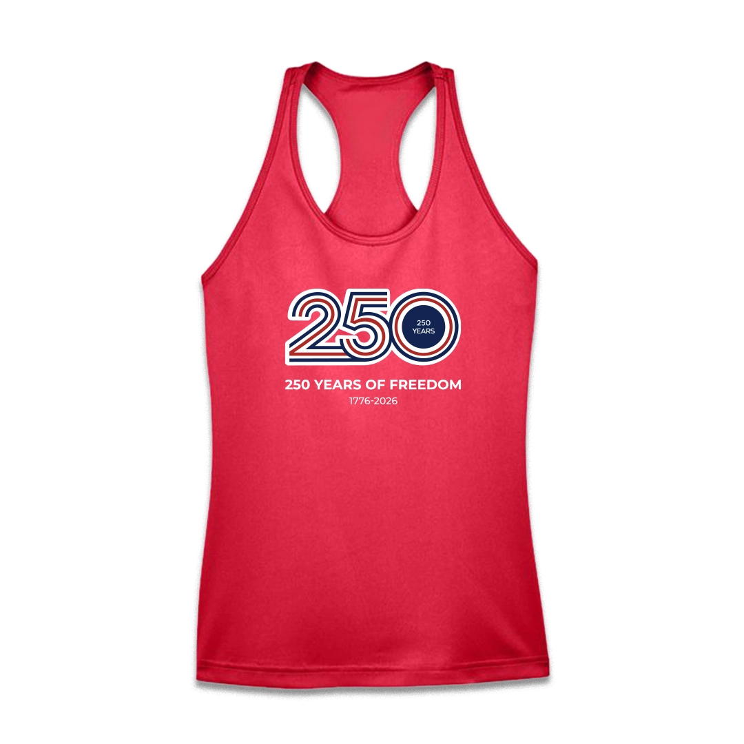 Women's Red Tank Top — 250 Years