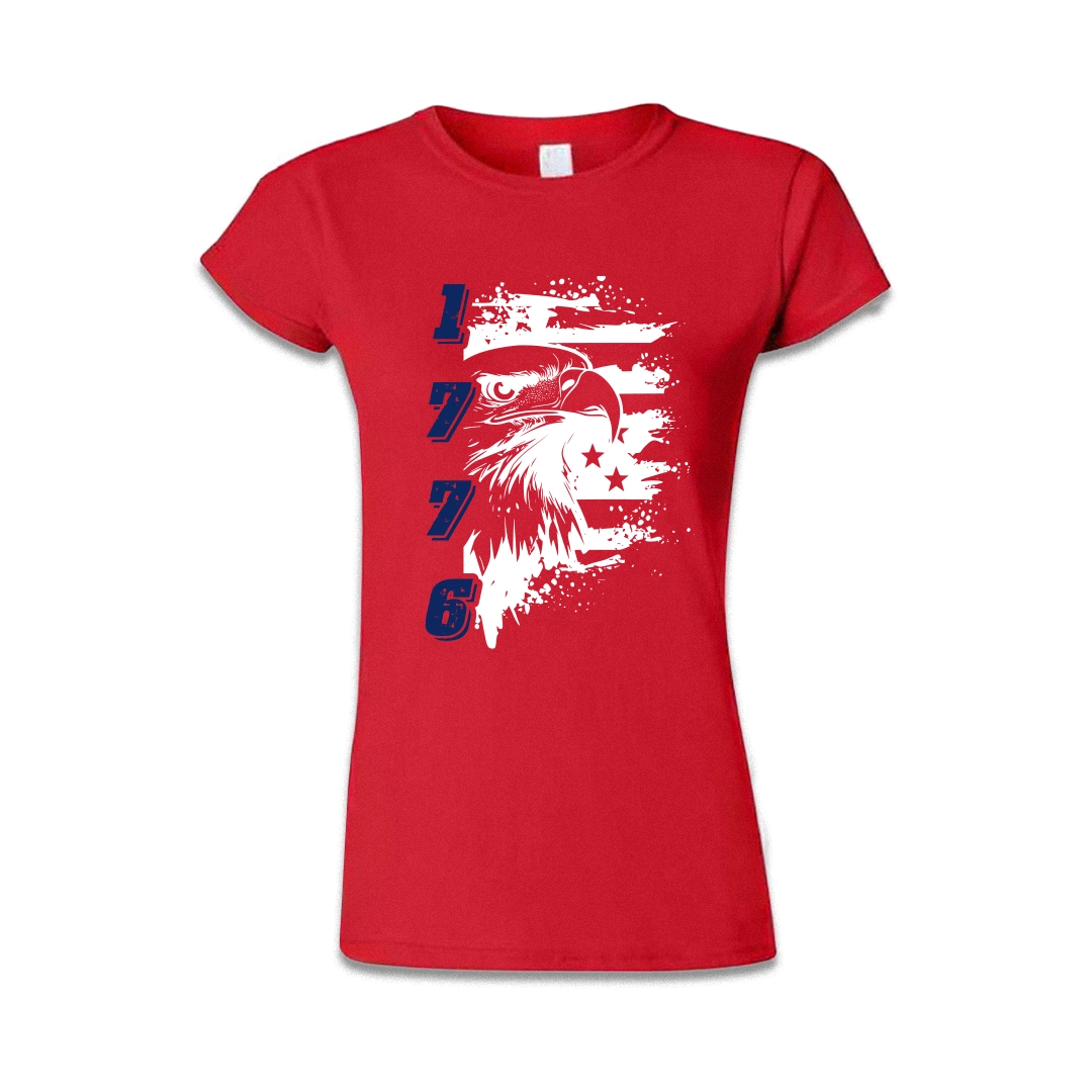 Women's Red T-Shirt — Independence Year