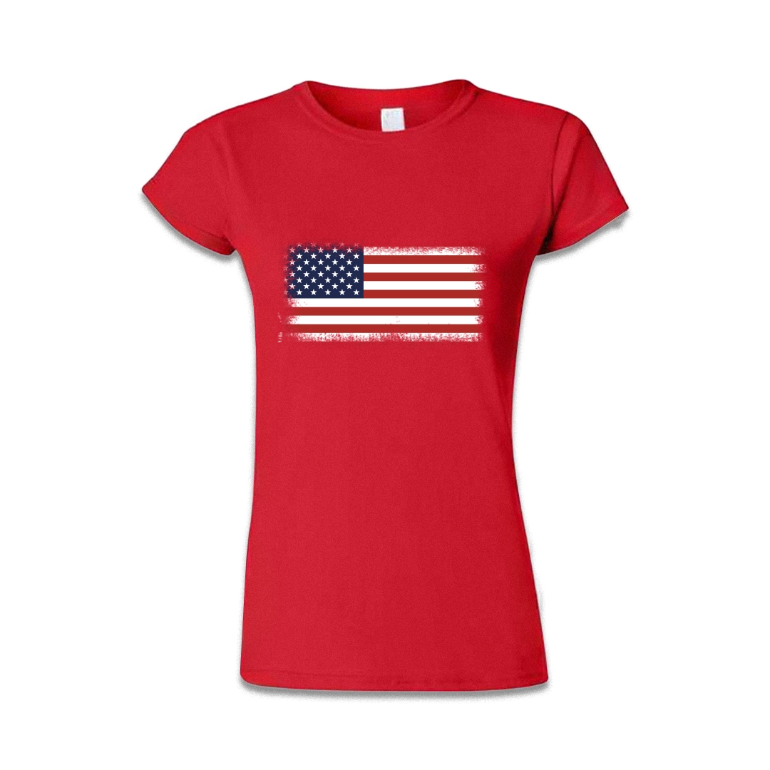 Women's Red T-Shirt — 250 Years of Freedom