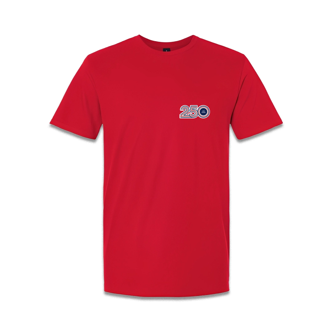 Unisex Red T-Shirt — Liberty