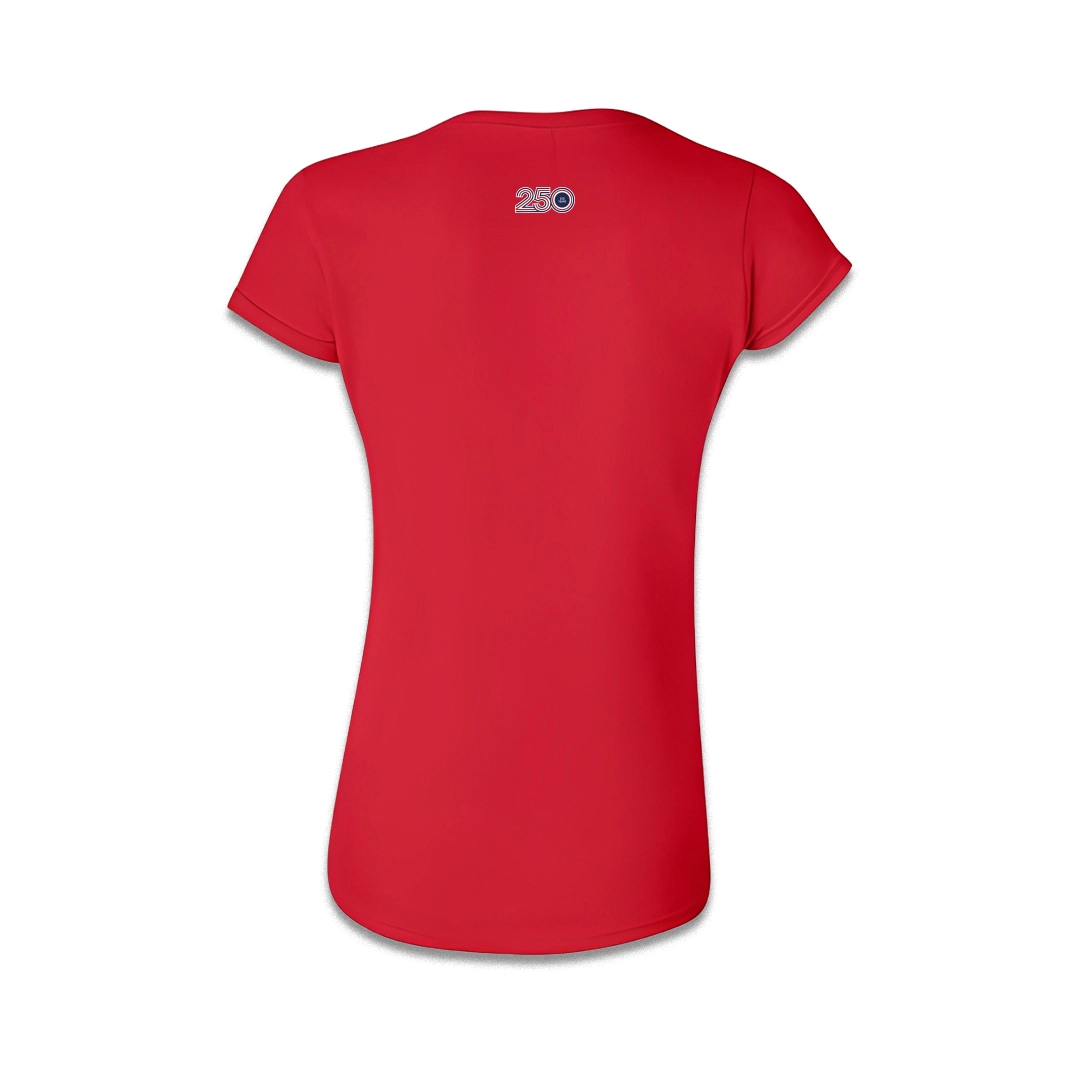 red tshirt back