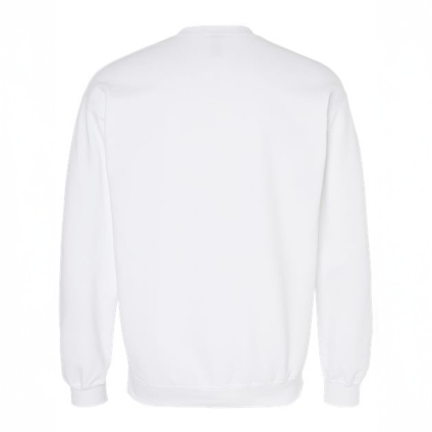 white sweatshirt back