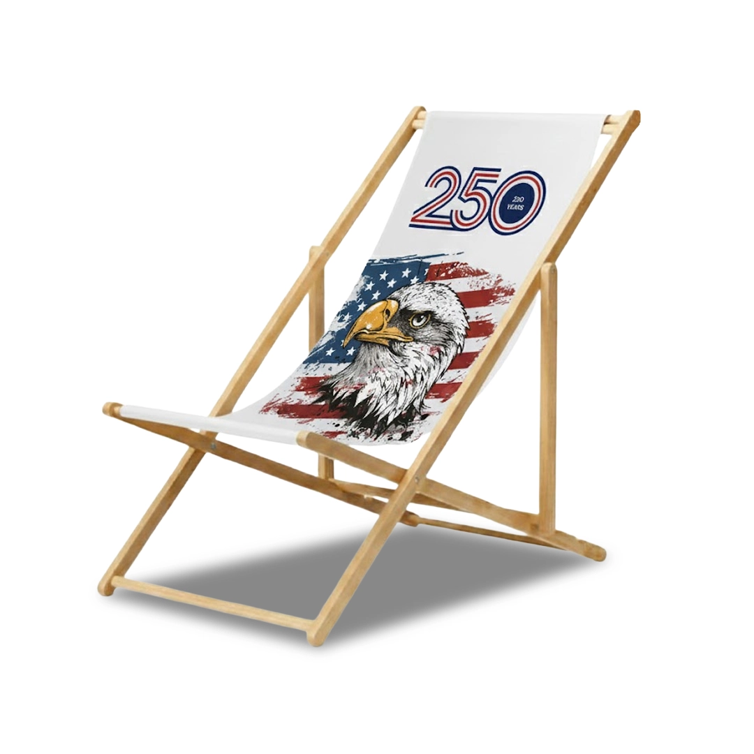 wooden deck chair